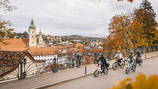 Unterwegs mit dem E-Bike in St.Gallen | © St. Gallen-Bodensee Tourismus | Giglio Pasqua